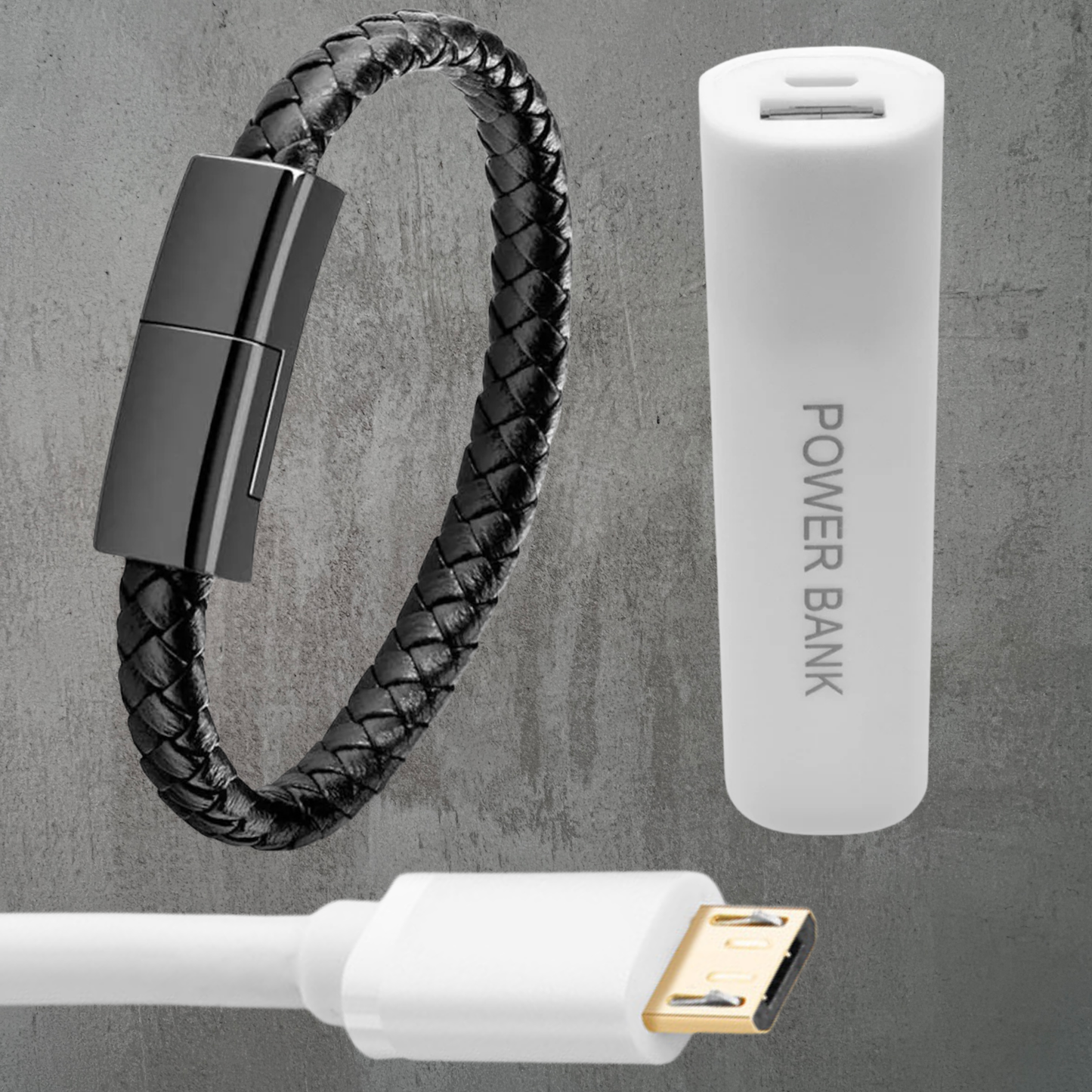QuestLink™ portable wrist charger + Free mini Amptrail powerbank