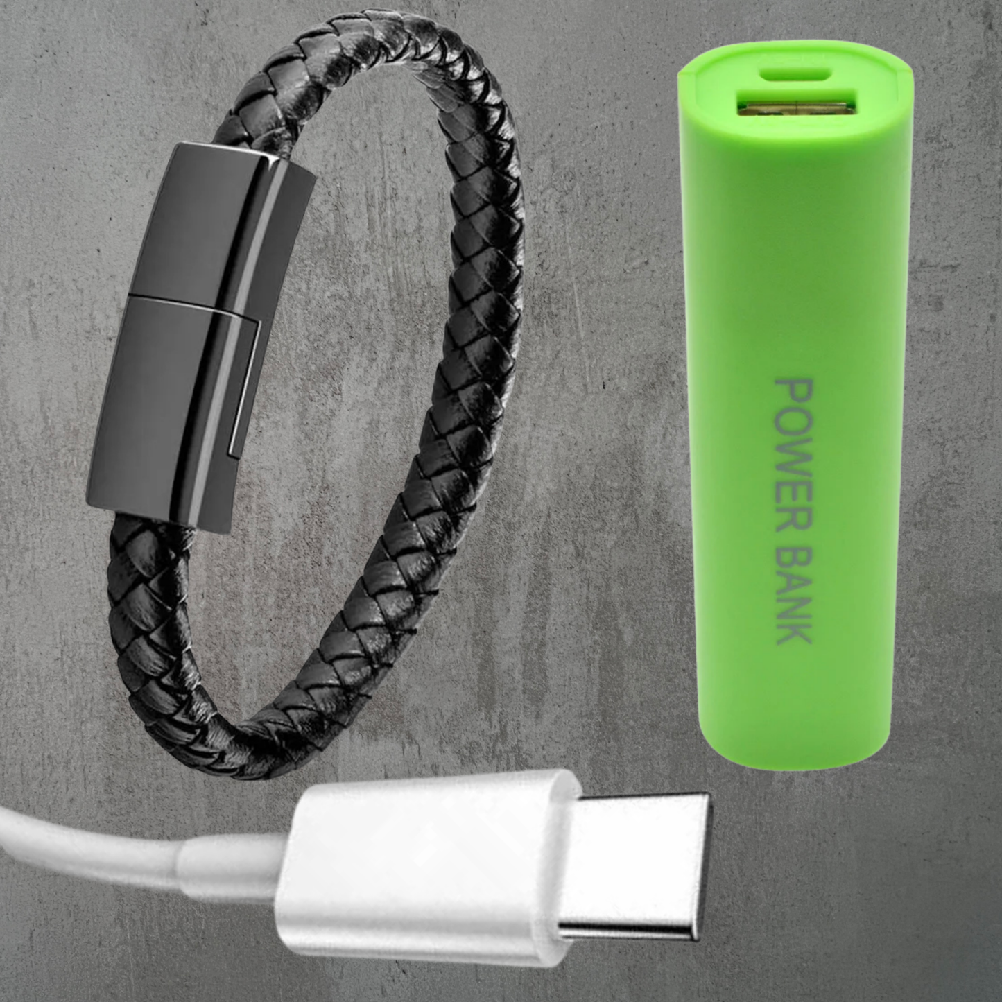 QuestLink™ portable wrist charger + Free mini Amptrail powerbank