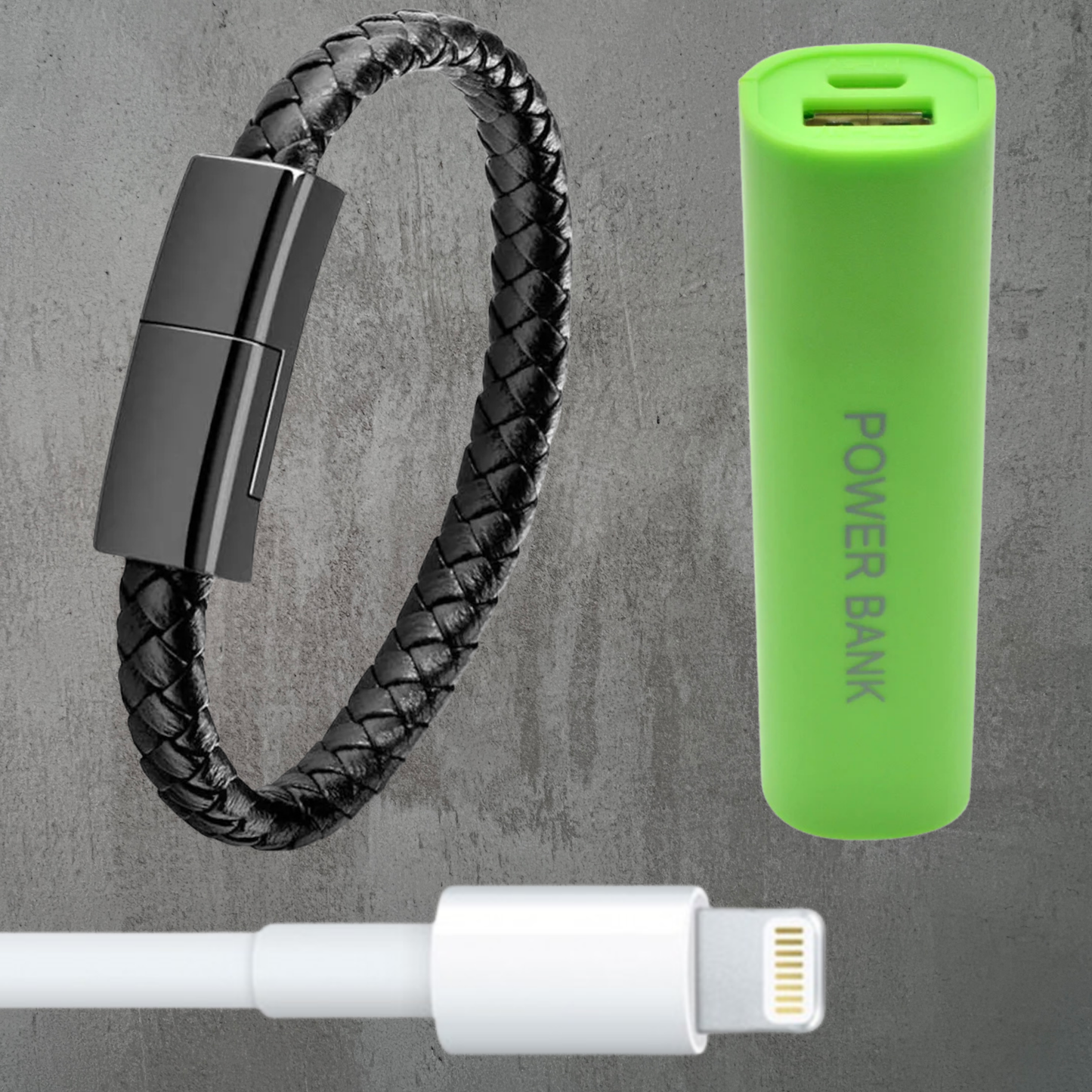 QuestLink™ portable wrist charger + Free mini Amptrail powerbank