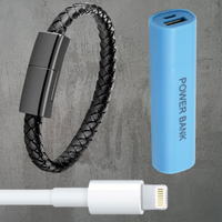 QuestLink™ portable wrist charger + Free mini Amptrail powerbank