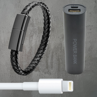 QuestLink™ portable wrist charger + Free mini Amptrail powerbank