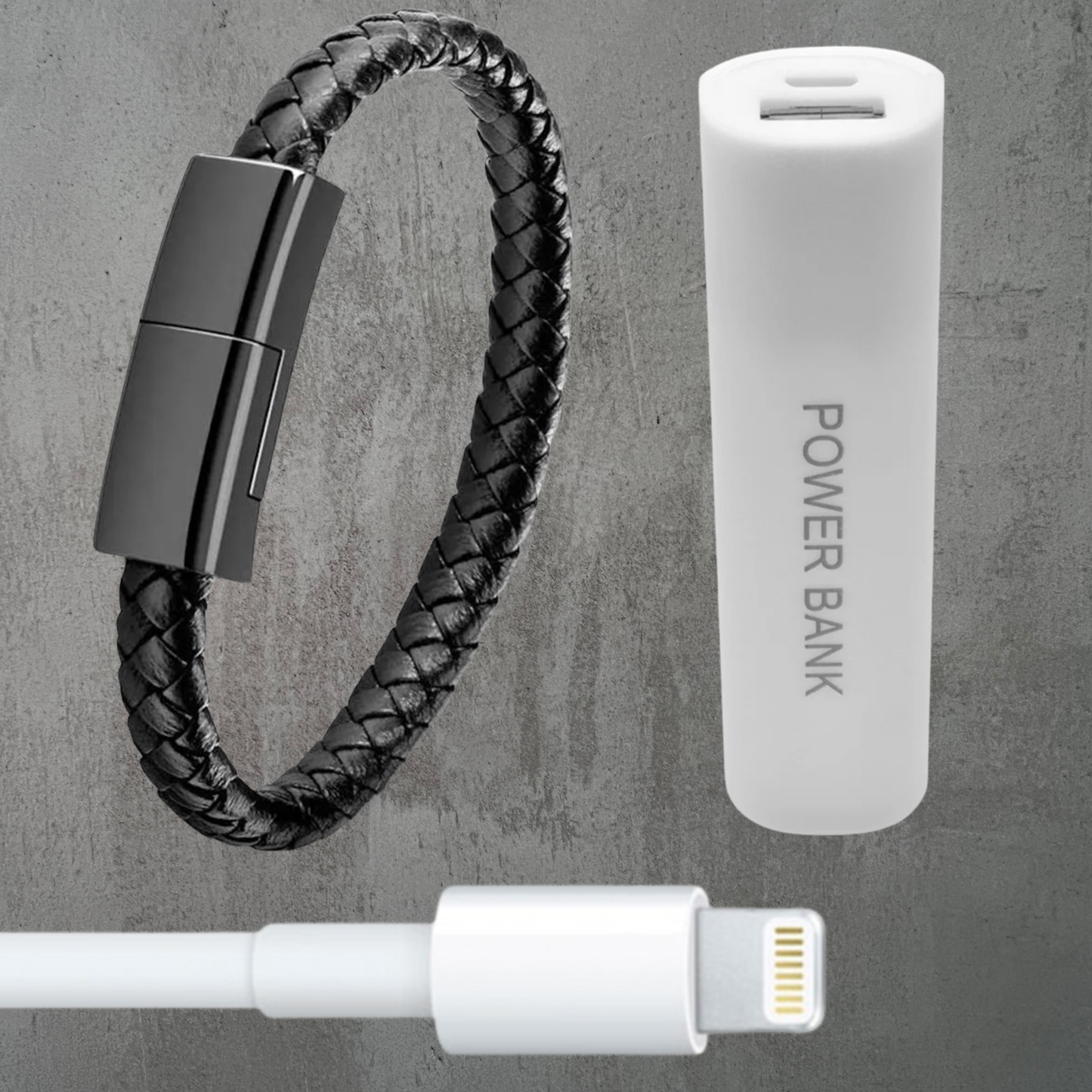 QuestLink™ portable wrist charger + Free mini Amptrail powerbank